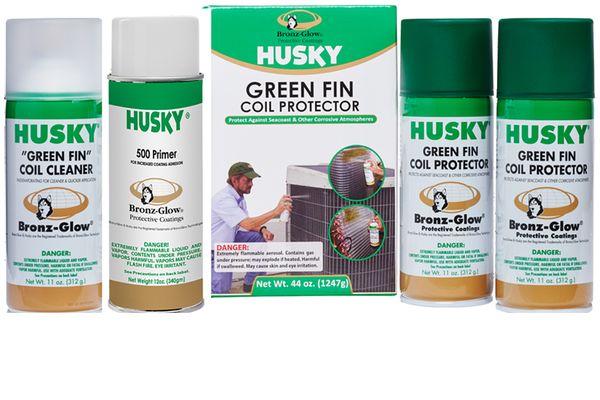 Kit contains:

1 Can of Husky Coil Cleaner 
1 Can of Husky 500 Primer 
2 Cans of Husky Coil Protector