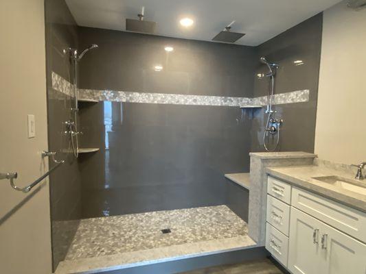 #showertiling #dreambathroom #bathroomrenovation