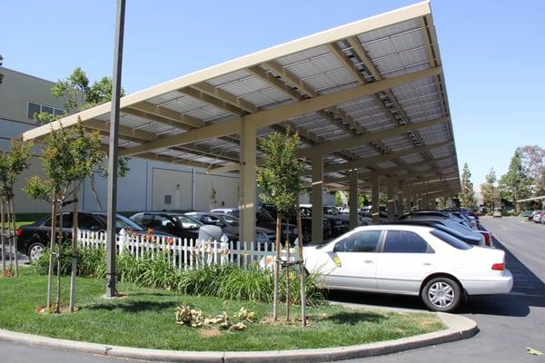 US Food Service in Livermore, CA Solar Carport Project developed by King Solarman and Delta