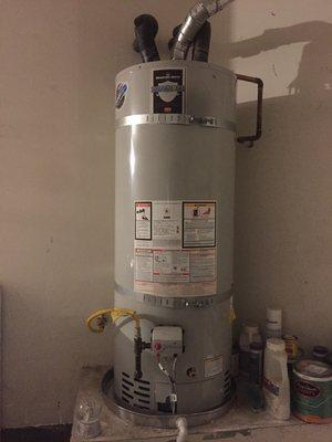 Replaced  New Water heater