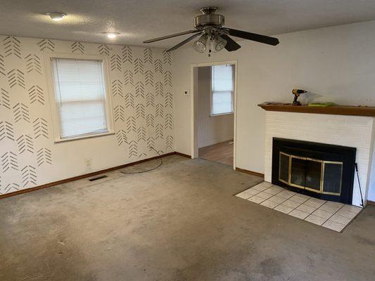 Front room before.