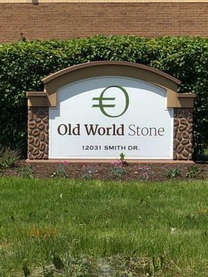 Old World Stone's New Address:
12031 Smith Drive
Huntley, IL 60142
847-659-1113 (same!)