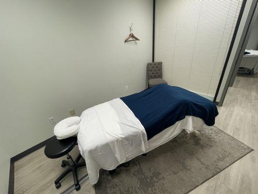 One of a calming massage rooms.