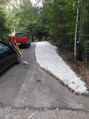 Expanding a drive way