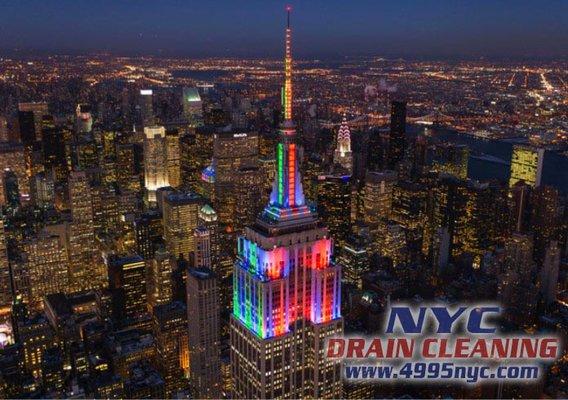 We cover all of the greatest city in the world NYC Drain Cleaning