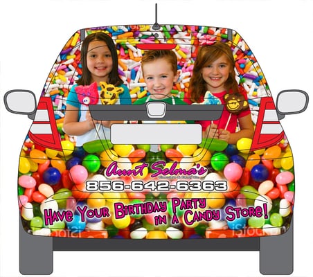 Have Your Party In a Candy Store - Aunt Selma's Candy 856-642-6363 www.auntselmascandy.com