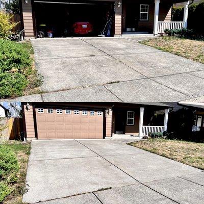 Before and after of my home ( with no landscaping or yard work )