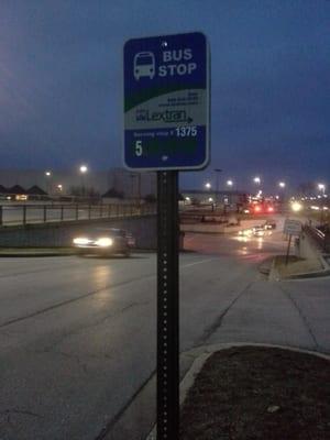 Lextran Bus Stop 1375