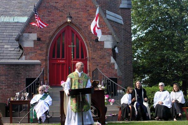 Service on the Lawn