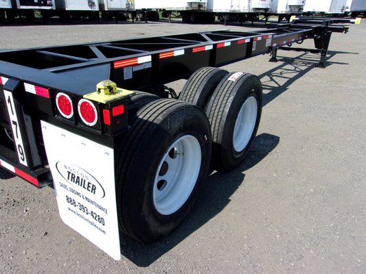 40' Sliding Axle Cheetah Container Chassis