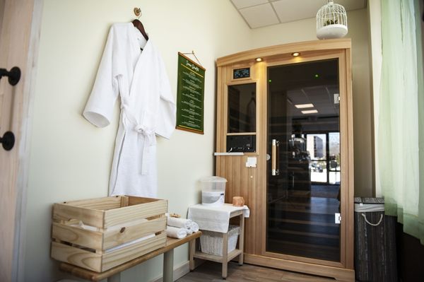 Relax in our FAR-Infrared Sauna