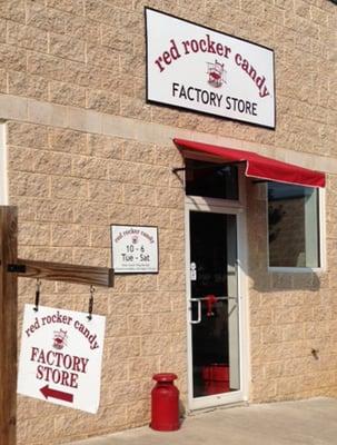 Factory Store entrance.