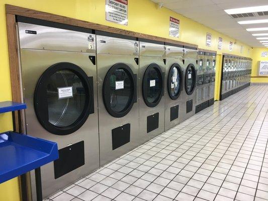 additional 35 lb and 75 lb dryers added!