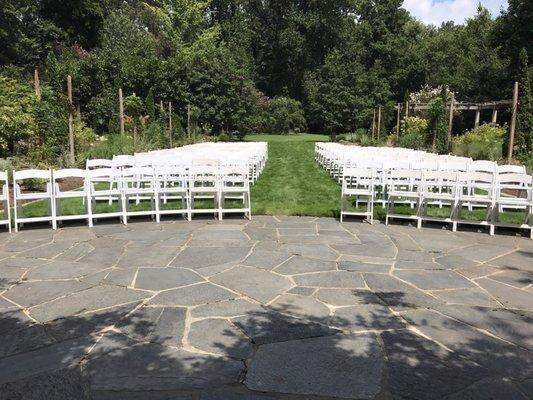 Ceremony setup