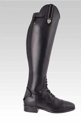 Tattini Boots - Tall Boots - Retriever with Interchangeable Straps - Outside View - Italian English Riding Boots