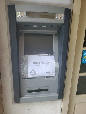 The one ATM at Locust Valley branch was out of order for several days earlier this week!