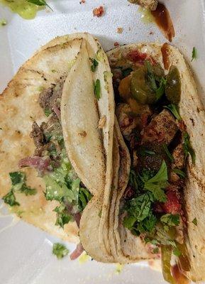 Adam's taco + diablo taco