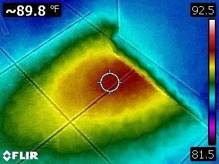 Slab Leak Detection with Thermal Imaging Camera