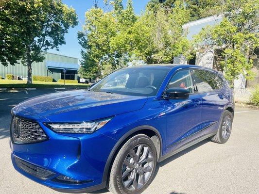 Just in, very rare 2023 Acura MDX with RED interior!