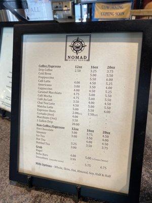 Price list