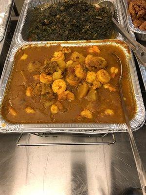 Curry shrimp