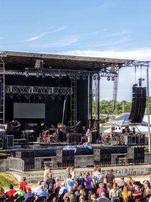 Stage at Mercer County Fairgrounds