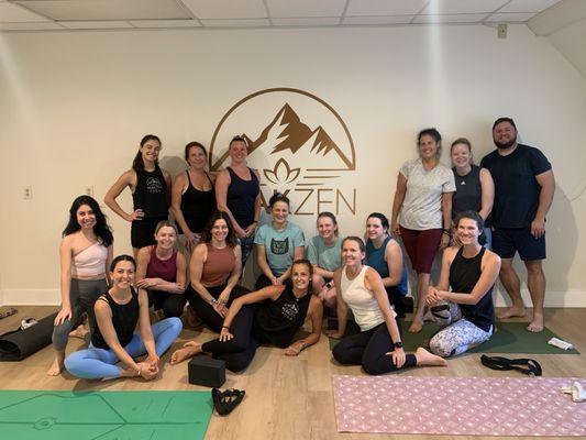 We had a great time in our Yoga 101 Workshop!