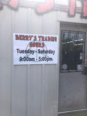 New business hours