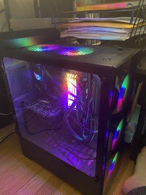 A finished custom computer!