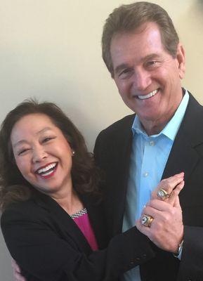 Joe Theismann World Champion & NFL MVP with Dr. Mamiko