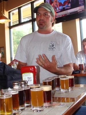 On the St. Augustine Beer Experience the brewmaster tell you about your beer tasting.