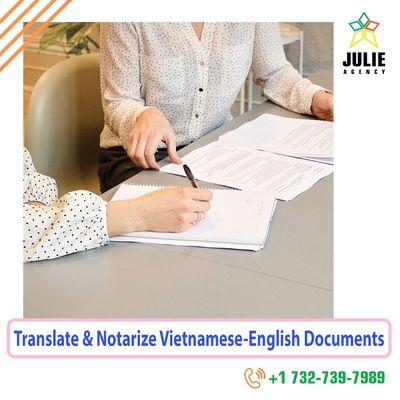 Translate & Notarize Documents: Vietnamese-English & Spanish-English: birth certificate, school transcript, certificate, diploma...