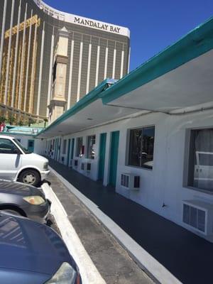 Outside view of motel 8