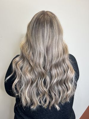 Blonde highlights