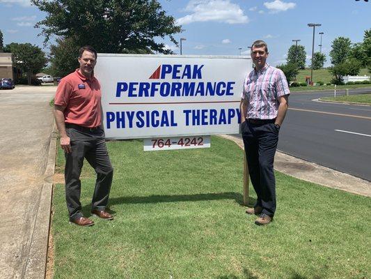 Co-owners/Physical Therapist William Hale and David Sweatt