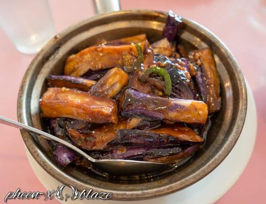 Garlic eggplant.