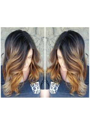 Caramel balayage by Heather LoPiccolo 951-203-3279 @Hair by Heather LoPiccolo