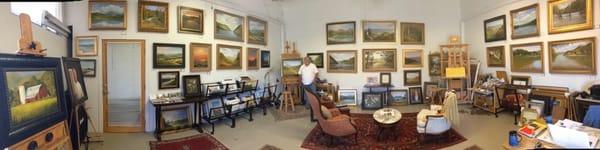 Richard in his Studio.