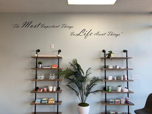 We've created a no stress, serene environment. We ARE NOT a typical run of the mill pharmacy.