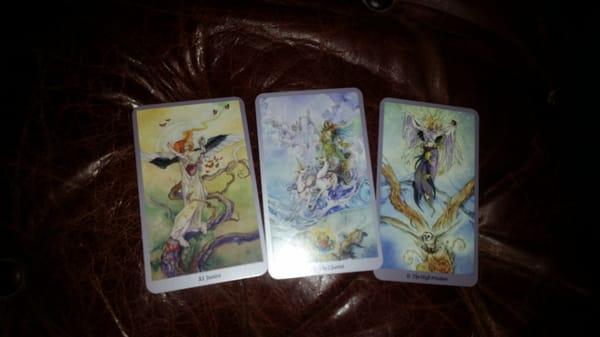 My tarot card reading.