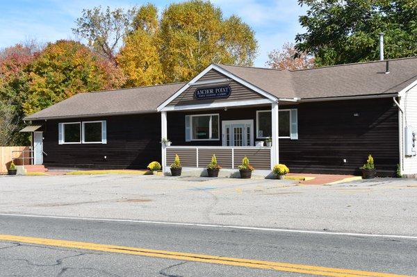 The front exterior of our building.