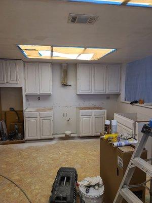 A kitchen that we remodeled when we started