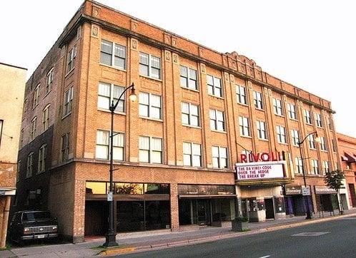 Current (2009) picture of the Rivoli Theater, South 4th St, La Crosse, WI