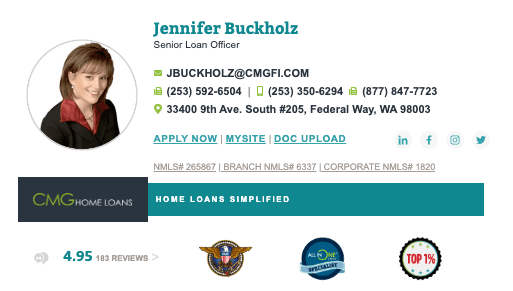 Jennifer Buckholz NMLS ID: 265867