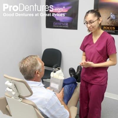 ProDentures provides good dentures at great prices!