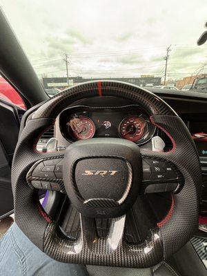 16' DODGE CHARGER

*CARBON FIBER STEERING WHEEL INSTALL