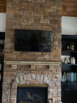 Our Tv/Home theater Division has been doing such an amazing job! Here is a couple of recent installs from our team!