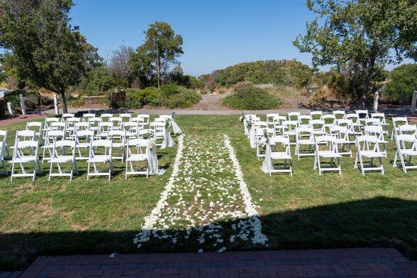 ceremony chair positioning