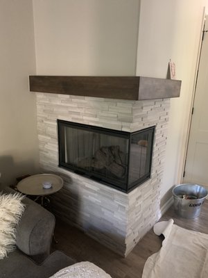 Fireplace remodel