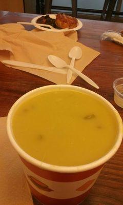 Creamy asparagus soup, delicious!